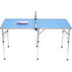 Table de ping - pong pour int�rieur / ext�rieur (152 x 76 x 76 cm) - portable - pliable avec raquette ...