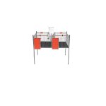 Gomez y crespo - cage pour les lapins empilables modle auria - 1 avec bol. 2 appartements sur 1 tage. ...