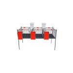 Gomez y crespo - cage pour le modle de lapin empilable auria - 3 avec bol. 3 appartements sur 1 tage. ...