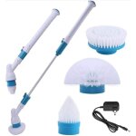 Gommage turbo brosse de nettoyage �lectrique sans fil �purateur de nettoyage � rotation � 360 � nouveau ...
