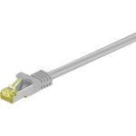 Goobay - 91603 rj45 cble rseau, cble patch cat 6a (cble brut cat 7) s / ftp 2. 00 m gris avec cliquet ...