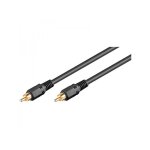 Cble de connexion audio numrique coaxial, rca s / pdif, double blindage, connecteur cinch connecteur ...