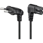 Goobay - câble de raccordement avec europlug, coudé, 3 m, noir, europlug (type c, cee 7 / 16) 90° prise ... Goobay - câble de raccordement avec europlug, coudé, 3 m, noir, europlug (type c, cee 7 / 16) 90° prise ...