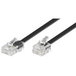 Goobay - c�ble t�l�phonique modulaire, conducteur en aluminium plaqu� cuivre (cca), connecteur rj45 (8p4c) ...