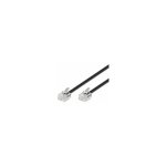 Cble tlphonique rj11 3m noir