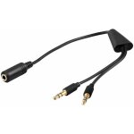 Adaptateur audio (casque ordinateur portable), connexion d'un casque stro (3, 5 mm jack, 4 broches) ...