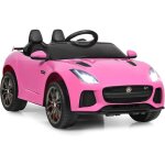 Goplus - 12v jaguar voiture electrique avec t�l�commande pour enfants, cabriolet 3 - 5 km / h d�marrage ...