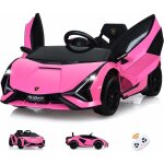 Goplus - 12v voiture electrique enfant cabriolet lamborghini de portes ciseaux pour avec telecommande ...