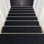 Lot de 15 marchettes d'escalier avec surface antiderapante, tapis d'escalier antiderapant avec design ... Lot de 15 marchettes d'escalier avec surface antiderapante, tapis d'escalier antiderapant avec design ...