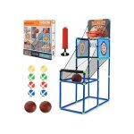 Goplus - 16cm jeu de basketball arcade pour enfants, 2 baskets, 8 balles, 2 cibles, partition, effets ...