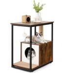 Goplus - arbre à chat, avec cabane pour chat, tapis en peluche amovible, poteau à griffer, tapis à griffer, ... Goplus - arbre à chat, avec cabane pour chat, tapis en peluche amovible, poteau à griffer, tapis à griffer, ...