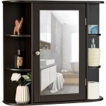 Armoire murale pour salle de bain avec grande espace de stockage, porte avec miroir, materiaux ecologiques, ... Armoire murale pour salle de bain avec grande espace de stockage, porte avec miroir, materiaux ecologiques, ...