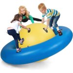Balle gonflable � bascule enfant, ch�teau gonfable pour jardin, capacit� 113 kg, pour 3 enfnats 5 ans ...