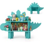 Goplus - biblioth�que pour enfant, etag�res ouvertes avec kits anti - renversement, organisateur de jouets, ...