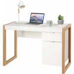 Bureau d'ordinateur avec 2 tiroir, meuble bureau ordinateur, bureau informatique, station de travail ...