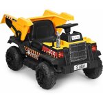 Goplus - camion pour enfant avec tremie reversible, voiture electrique avec batterie rechargeable, mp3 ... Goplus - camion pour enfant avec tremie reversible, voiture electrique avec batterie rechargeable, mp3 ...
