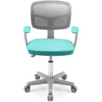 Goplus chaise de bureau pour enfant - charge 150 kg - hauteur rglable - dossier ergonomique - sige ...