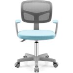 Goplus - chaise de bureau pour enfant, chaise d'étude avec dossier ergonomique et siège pivotant à 360°, ... Goplus - chaise de bureau pour enfant, chaise d'étude avec dossier ergonomique et siège pivotant à 360°, ...