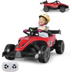 Goplus - kart à pédale f1 enfant 3 - 7 ans avec télécommande, véhicule électrique avec roues anti - chocs, ... Goplus - kart à pédale f1 enfant 3 - 7 ans avec télécommande, véhicule électrique avec roues anti - chocs, ...