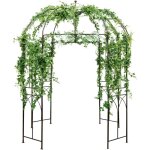 Goplus - pergola plantes grimpantes en forme de cage à oiseaux pavillon arche de jardin treillis en arche ... Goplus - pergola plantes grimpantes en forme de cage à oiseaux pavillon arche de jardin treillis en arche ...