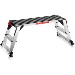 Goplus plate - forme de travail pliable en aluminium - capacité de 150 kg - marchepied / escabeau multifonctio ... Goplus plate - forme de travail pliable en aluminium - capacité de 150 kg - marchepied / escabeau multifonctio ...