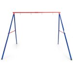 Goplus portique de balan�oire en m�tal, cadre support de nid d?oiseau extra - large en forme a de 300kg ...