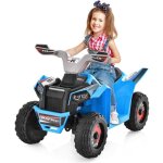 Goplus - quad electrique enfants 3 ans + charge 30kg - voiture electrique 6v 7ah sige large / interrupteur ...