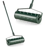Goplus scarificateur manuel avec 33 dents - scarificateur à main avec tambour lesté - aérateur métallique ... Goplus scarificateur manuel avec 33 dents - scarificateur à main avec tambour lesté - aérateur métallique ...