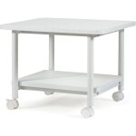 Support d'imprimante de rangement, support d'ordinateur portable multifonction a roulettes avec capacite ... Support d'imprimante de rangement, support d'ordinateur portable multifonction a roulettes avec capacite ...