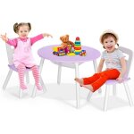 Goplus table enfant avec 2 chaises 3 - 7 ans ergonomique - table d?activités avec rangement central en ... Goplus table enfant avec 2 chaises 3 - 7 ans ergonomique - table d?activités avec rangement central en ...
