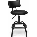 Tabouret de bar, tabouret hauteur rglable avec rotation  360, tabouret de bar avec repose - pied, ...