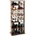Goplus - tagre  chaussures 7 niveaux avec diffrentes hauteurs, meuble  chaussures avec base carre ...