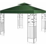 Toile de rechange pour pavillon bche pour tonnelle impermeable bche de tente fait en polyester - 3m ...