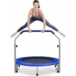 Trampoline de fitness pliable  101 cm avec poignee reglable pour adultes et enfants charge 150 kg, bleu ...