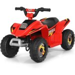 Goplus - voiture 4x4 quad buggy electrique, quad atv 6v avec marche arriere et frein electrique, avancer ...