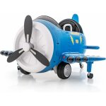 Goplus voiture �lectrique enfants 12v, forme avion, h�lice rotative, t�l�commande 2, 4g, 1, 5 - 3 km ...