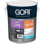 Gori - peinture acrylique murs, plafonds et menuiseries intrieures laq satin, blanc, bidon de 1 litre ...