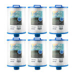 Gota pure - lot de 6 filtres spa pww50 pleatco / 6ch940 unicel / 60401 darlly / wy45