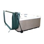 L�ve couverture pour spa ? aluminium thermolaqu� anti - corrosion ? adapt� aux spas carr�s et rectangulaires ...