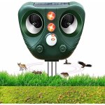 Rpulsif ultrasonique de renard, rpulsif solaire de chat, rpulsif impermable d'charpe d'animal de ...