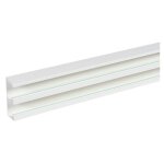 Planet wattohm - goulotte d'installation pvc 2 compartiments logix 45 130x50mm et longueur 2m � �quiper ...