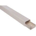 Goulotte plastique rigide - blanc cr�me ral 9001
