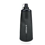 Gourde lifestraw collapsible squeeze 1 l dark grey