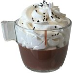 Provence chic - bougie parfum�e mug chocolat chaud fabriqu�e en provence