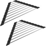 Umnuou - gouttoir à vaisselle pour évier noir pliable et amovible en acier inoxydable évier égouttoir ... Umnuou - gouttoir à vaisselle pour évier noir pliable et amovible en acier inoxydable évier égouttoir ...