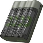Gp - m452 chargeur de piles rondes nimh lr03 (aaa), lr6 (aa) v873443