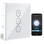 Gradateur, variateur de lumi�re wifi � fonction de pourcentage avec fonction de minuterie, variateur ...