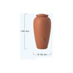 Garantia - graf amphore terracotta - 500l
