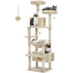 Pawz road - grand arbre  chat gant, poteau griffoir sisal, panier et maison super large pour chats ...