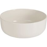 Grand bol � rebord en porcelaine blanche